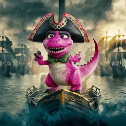 Dinosaur pirate princess 2