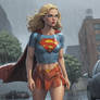 Supergirl standing in the rain 14