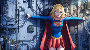 Ideogram test - Supergirl vs computer 3