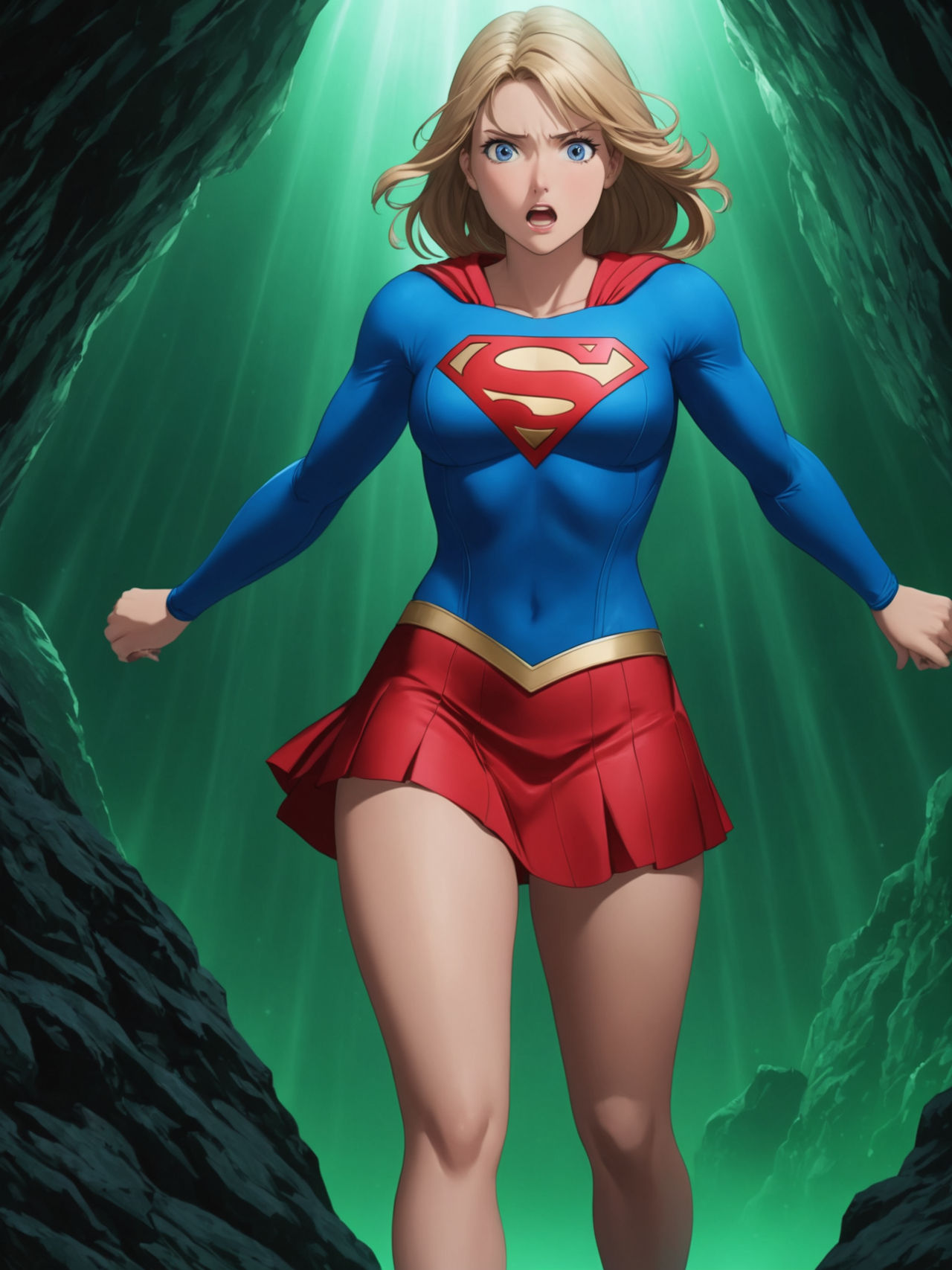 Kryptonite96 Supergirl Kryptonite cave (8) by elodtrebor on DeviantArt