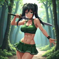 Warrior in Green 18