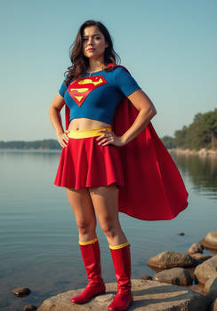 Supergirl - rocky lake 00143