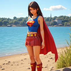 Tifa as Supergirl00038