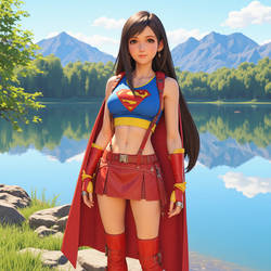 Tifa as Supergirl00037