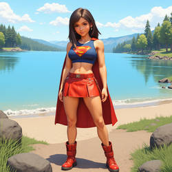 Tifa as Supergirl00036