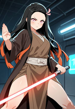 Nezuko as a Jedi 00010