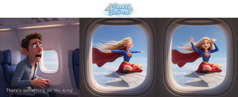 Cuteness at 20,000 feet