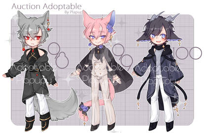 [Auction] Adoptable #98-100 [Closed]