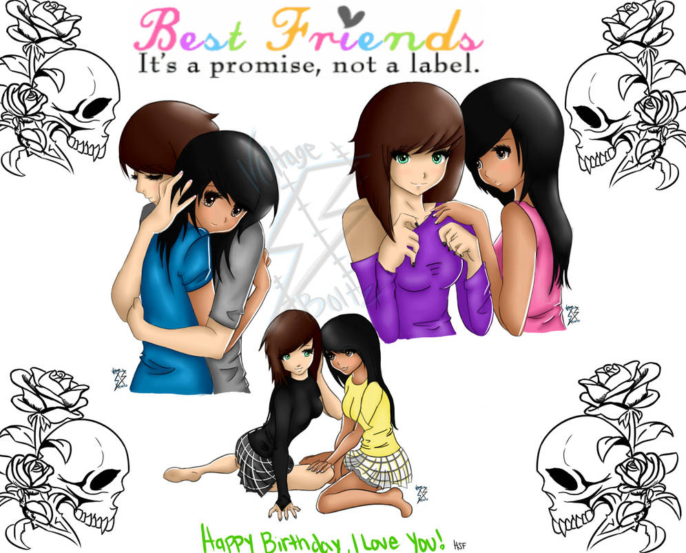 Happy Birthday Bffs By Corrupted Xb On Deviantart