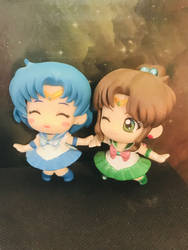 Sailor Jupiter and Mercury