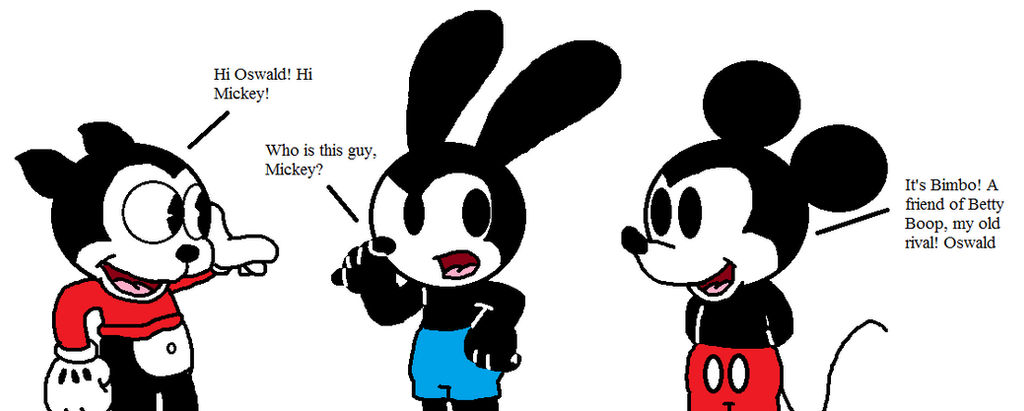Bimbo meets Oswald and Mickey by Mega-Shonen-One-64 on DeviantArt.