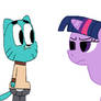 Gumball meets Twilight Sparkle