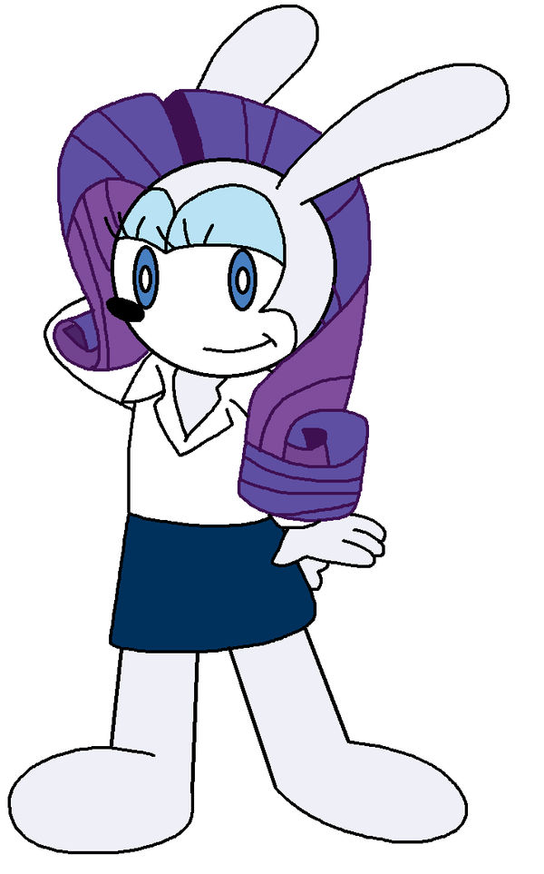 Rarity in a Classic Disney Rabbit form by Ultra-Shounen-Kai-Z on DeviantArt