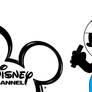 Oswald writes an Disney Channel logo