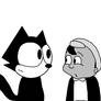 Felix the Cat meets Willie Whopper