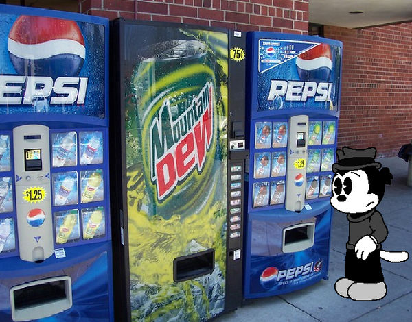 Pooch sees vending machines soda by Ultra-Shounen-Kai-Z on DeviantArt