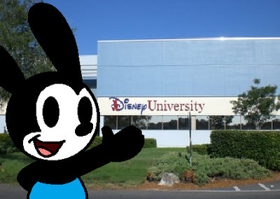 Oswald welcomes everybody to Disney University