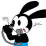 Oswald receives a call from Sailor Moon