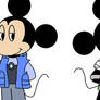 Mickey and Minnie as Chris and Beth