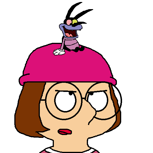 Joey on Meg Griffin's head