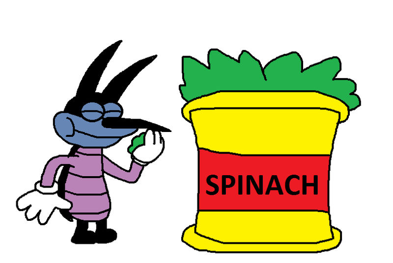 Joey eats Spinach