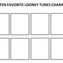 Top Ten Favorite Looney Tunes Characters