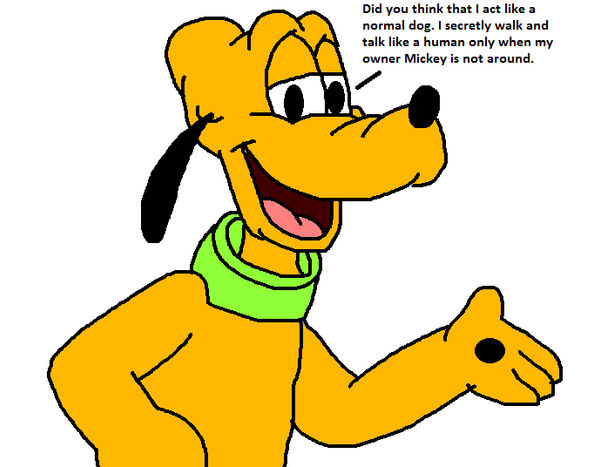 Pluto acts as anthropomorphic dog by Ultra-Shounen-Kai-Z on DeviantArt Pluto acts as anthropomorphic dog by Ultra-Shounen-Kai-Z on DeviantArt