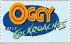 Oggy and the Cockroaches Logo Stamp