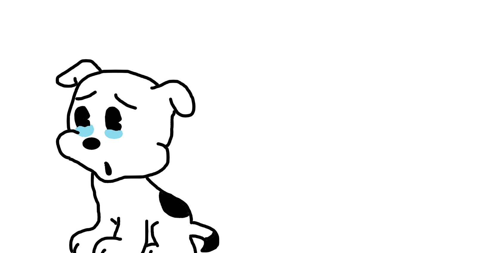 Pudgy sad for the death of Brian Griffin