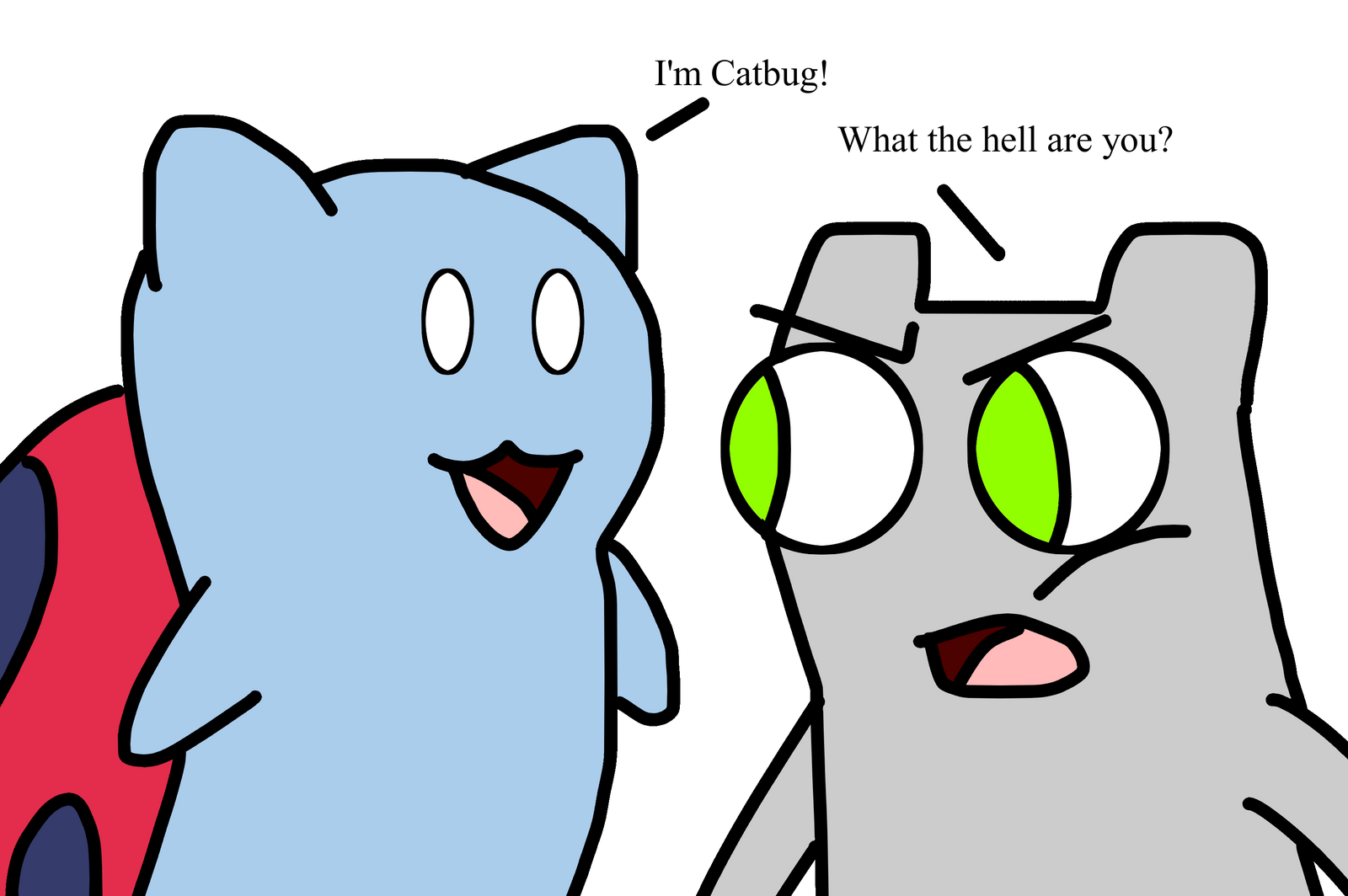 Catbug meets Foamy