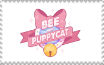 Bee and Puppycat logo stamp by Ultra-Shounen-Kai-Z