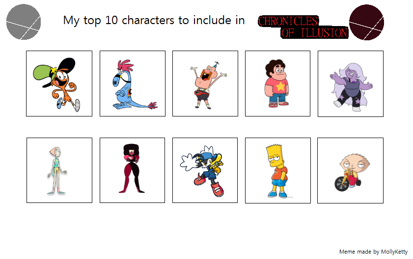 Top 10 Characters that I want on CoI - part 5