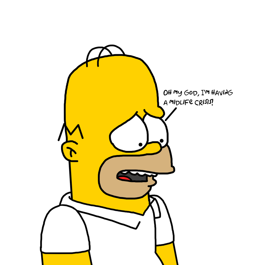 Simpson Crisitunity Homer Simpson with Midlife Crisis by Ultra-Shounen-Kai-Z on DeviantArt