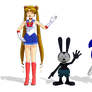 [MMD] My three heroes saying hi