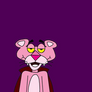 Pink Panther dressed as vampire