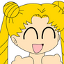 Usagi Tsukino happy about December