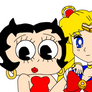Betty Boop and Sailor Moon