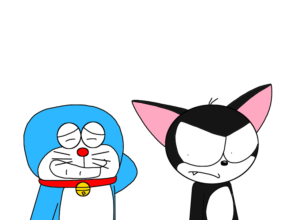 Doraemon with Kuro Chan