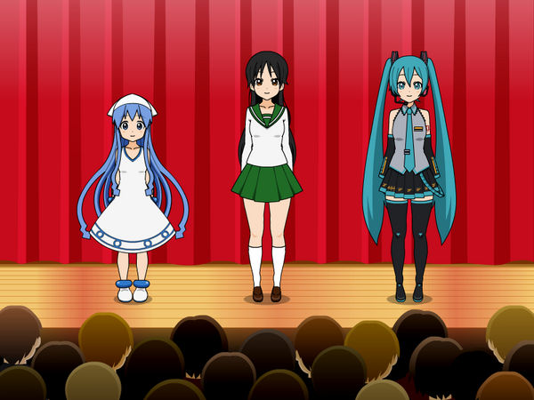 Squid Girl, Kagome and Hatsune Miku