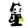 Felix the Cat with design video clip