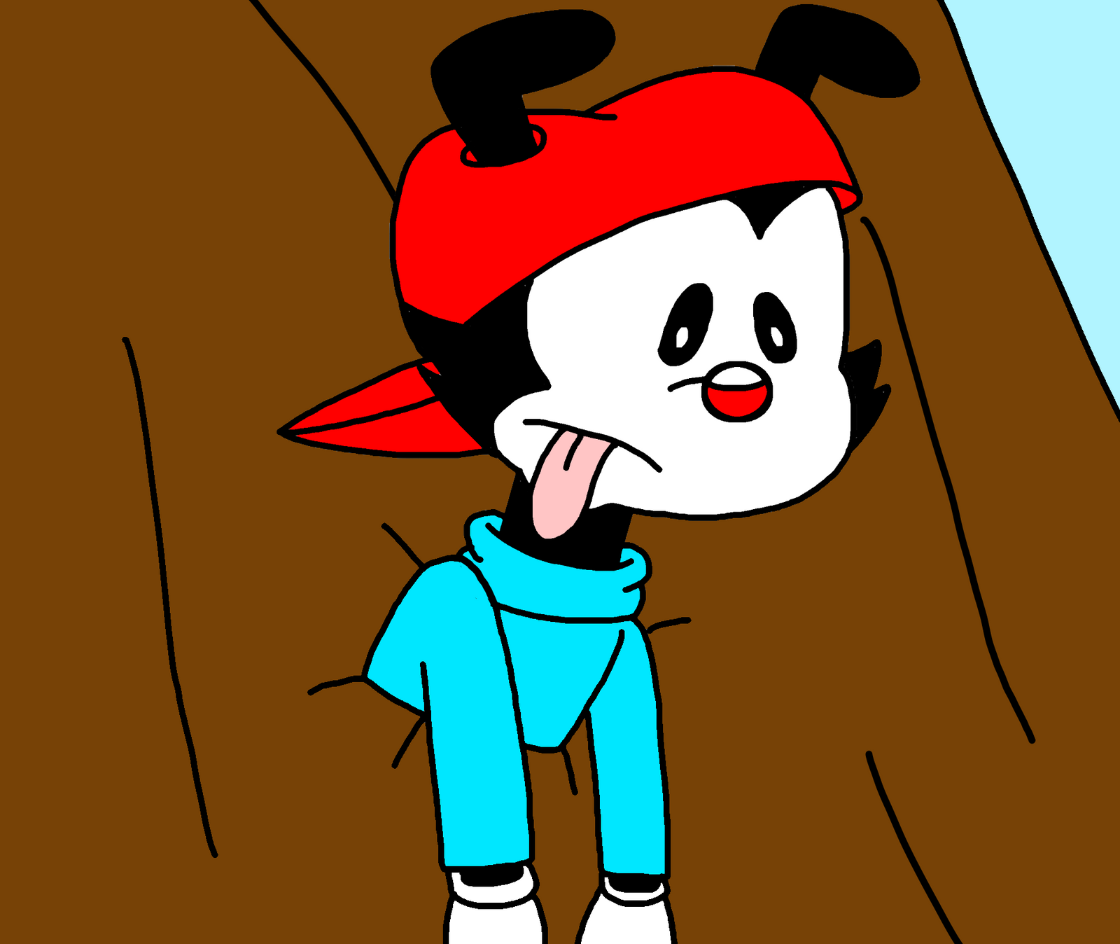 Traped Rabbit Uluru Wakko trapped on Rabbit's hole by Ultra-Shounen-Kai-Z on DeviantArt