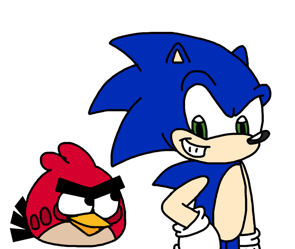 Sonic with Red by Mega-Shonen-One-64 on DeviantArt.