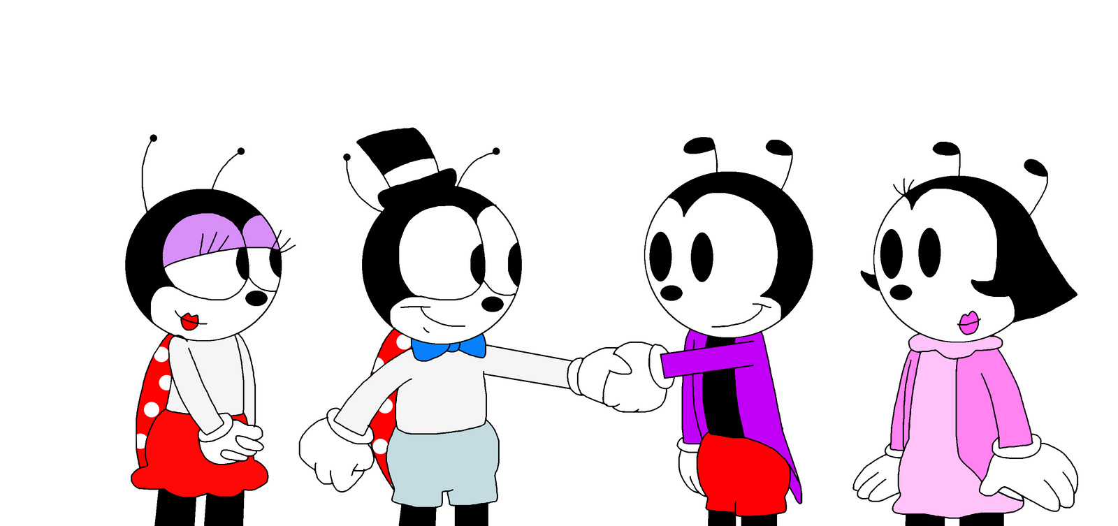 Bucky and June meets WB Insect couple by Ultra-Shounen-Kai-Z on DeviantArt