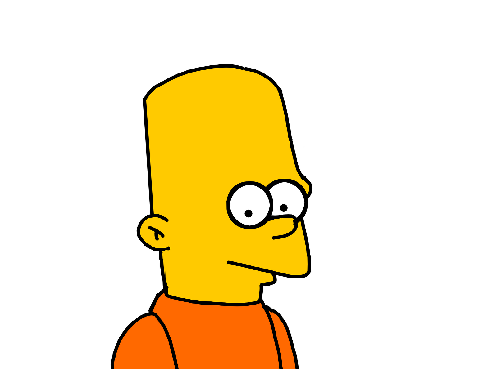 Bart Simpson Haircut. 