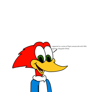 Woody Woodpecker talks about Shaquille O'Neal