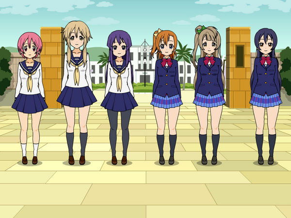 Yuyushiki Characters With Love Live Characters By Ultra Shounen Kai Z yuyushiki-characters-with-love-live-characters-by-ultra-shounen-kai-z