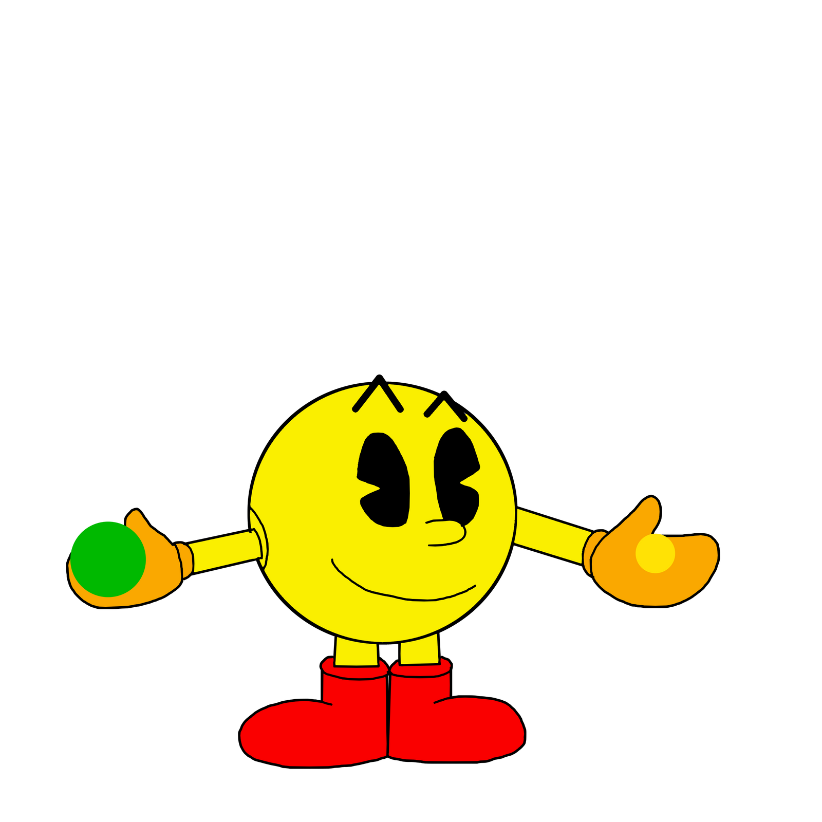 Super Power Pac Pac-Man with Super Pellet and Power Pellet by Ultra-Shounen-Kai-Z on ...