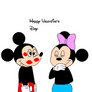 Valentine's Day 2016 with Mickey and Minnie