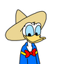Donald Duck with sombrero