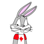 Bugs Bunny with Canada t-shirt
